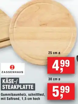 Handelshof Zassenhaus KÄSE-/STEAKPLATTE Angebot