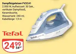 Globus Dampfbügeleisen FV2C41 Tefal Angebot
