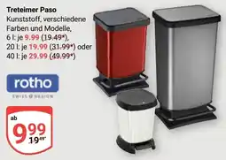 Globus Treteimer Paso rotho Angebot
