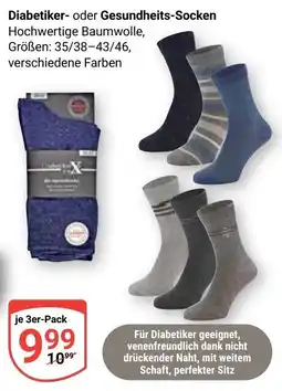 Globus Diabetiker- oder Gesundheits-Socken Angebot