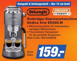 K+B Expert DeLonghi Siebträger-Espressomaschine Dedica Arte EC885.M Angebot