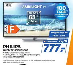K+B Expert PHILIPS QLED TV 50PUS9080 Angebot