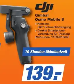 K+B Expert DJI Gimbal Osmo Mobile 8 Angebot