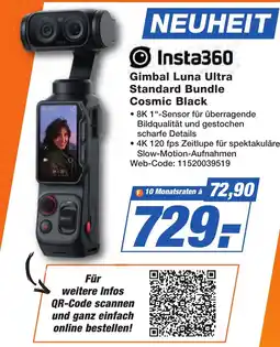 K+B Expert Insta360 Gimbal Luna Ultra Standard Bundle Cosmic Black Angebot