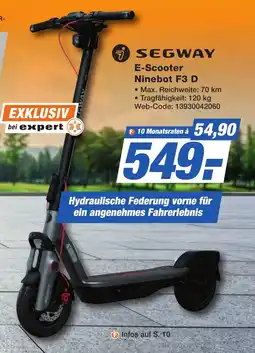 K+B Expert SEGWAY E-Scooter Ninebot F3 D Angebot