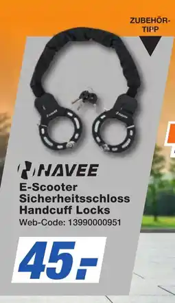 K+B Expert NAVEE E-Scooter Sicherheitsschloss Handcuff Locks Angebot