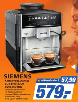K+B Expert SIEMENS Kaffeevollautomat EQ6 plus s300 Angebot