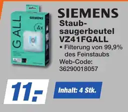 K+B Expert SIEMENS Staubsaugerbeutel VZ41FGALL Angebot