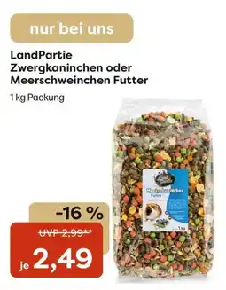 Zoo & Co LandPartie Zwergkaninchen oder Meerschweinchen Futter Angebot