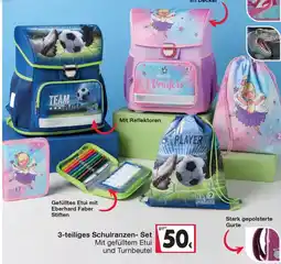 Woolworth 3-teiliges Schulranzen-Set Angebot