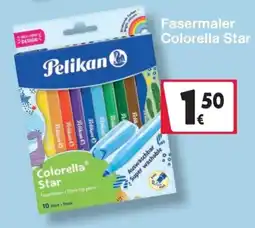 Woolworth Pelikan Fasermaler Colorella Star Angebot