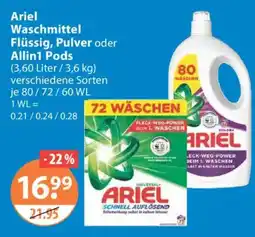 V Markt Ariel Waschmittel Angebot
