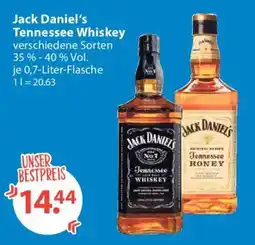 V Markt Jack Daniel's Tennessee Whiskey Angebot