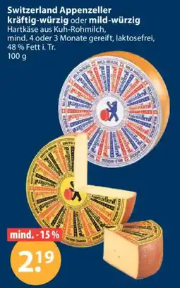 V Markt Switzerland Appenzeller Angebot