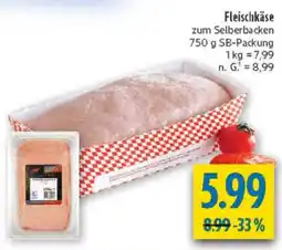 diska Fleischkäse zum Selberbacken Angebot