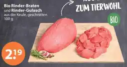 V Markt Bio Rinder-Braten und Rinder-Gulasch Angebot