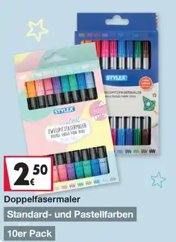 Woolworth STYLEX Doppelfasermaler Angebot