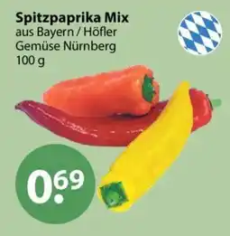 V Markt Spitzpaprika Mix aus Bayern / Höfler Angebot