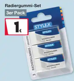 Woolworth Radiergummi-Set STYLEX Angebot
