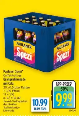 diska Paulaner Spezi Angebot