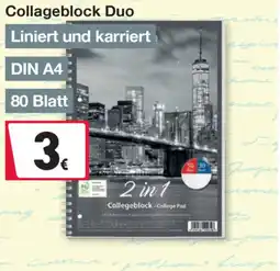 Woolworth Collageblock Duo Angebot