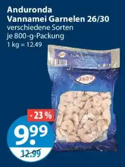 V Markt Anduronda Vannamei Garnelen Angebot