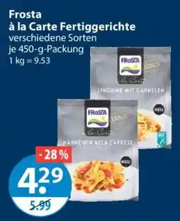 V Markt Frosta à la Carte Fertiggerichte Angebot