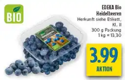 diska EDEKA Bio Heidelbeeren Angebot