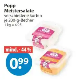 V Markt Popp Meistersalate Angebot