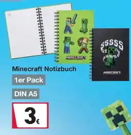 Woolworth Minecraft Notizbuch Angebot
