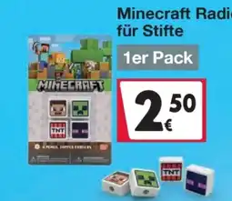 Woolworth Minecraft Radi für Stifte Angebot