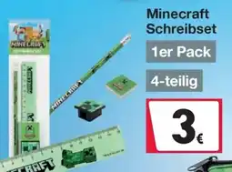 Woolworth Minecraft Schreibset Angebot