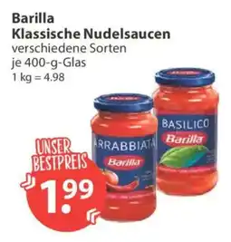 V Markt Barilla Klassische Nudelsaucen Angebot