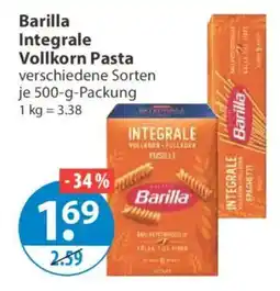 V Markt Barilla Integrale Vollkorn Pasta Angebot