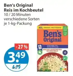 V Markt Ben's Original Reis im Kochbeutel Angebot