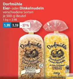 V Markt Dorfmühle Eier- oder Dinkelnudeln Angebot