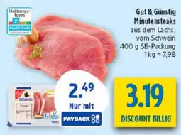 diska Schwein Minutensteinsteak Angebot