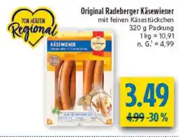 diska Original Radeberger Käsewiener Angebot