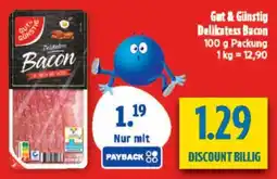 diska Gut & Günstig Delikatess Bacon Angebot