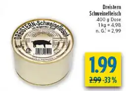 diska Dreistern Schweinefleisch Angebot