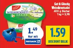 diska Gut & Günstig Weisskrautsalat Angebot