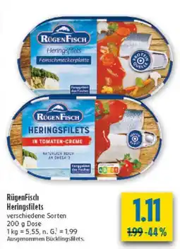 diska RügenFisch Heringsfilets Angebot