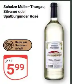 Globus Schulze Müller-Thurgau, Silvaner oder Spätburgunder Rosé Angebot