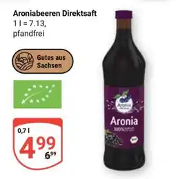 Globus Aroniabeeren Direktsaft Angebot
