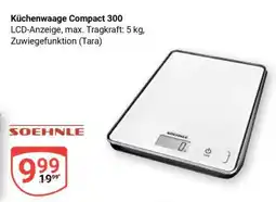 Globus Küchenwaage Compact 300 Angebot