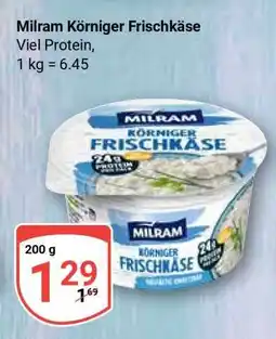 Globus Milram Körniger Frischkäse Angebot