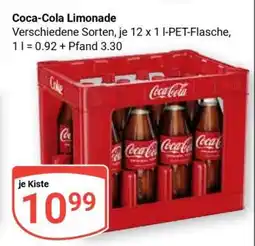 Globus Coca-Cola Limonade Angebot
