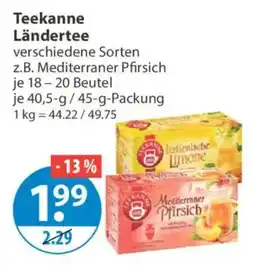 V Markt Teekanne Ländertee Angebot