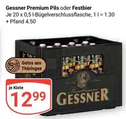 Globus Gessner Premium Pils oder Festbier Angebot