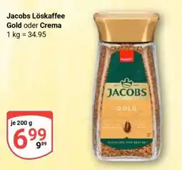 Globus Jacobs Löskaffee Gold oder Crema Angebot